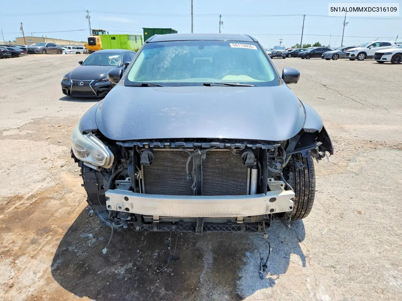 2013 Infiniti Jx35 Base VIN: 5N1AL0MMXDC316109 Lot: 60113056