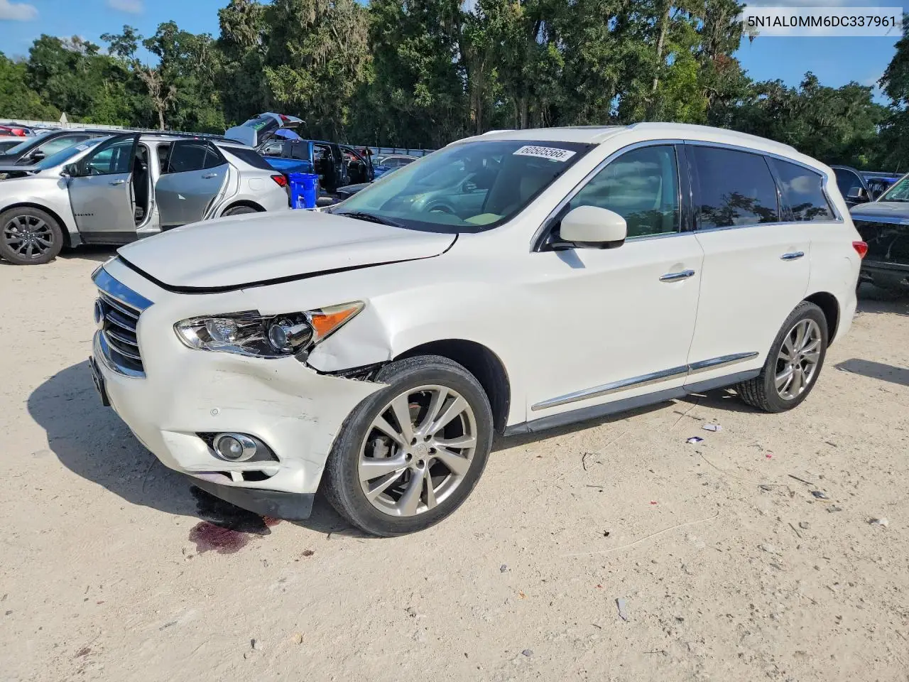 2013 Infiniti Jx35 Base VIN: 5N1AL0MM6DC337961 Lot: 60505566