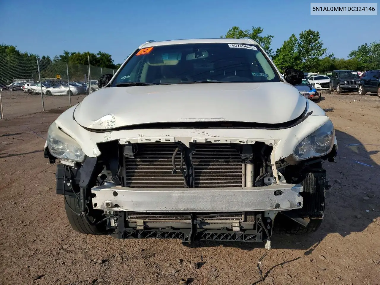 2013 Infiniti Jx35 Base VIN: 5N1AL0MM1DC324146 Lot: 60745606