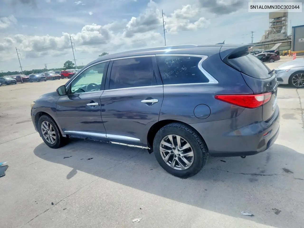 2013 Infiniti Jx35 Base VIN: 5N1AL0MN3DC302044 Lot: 60788206