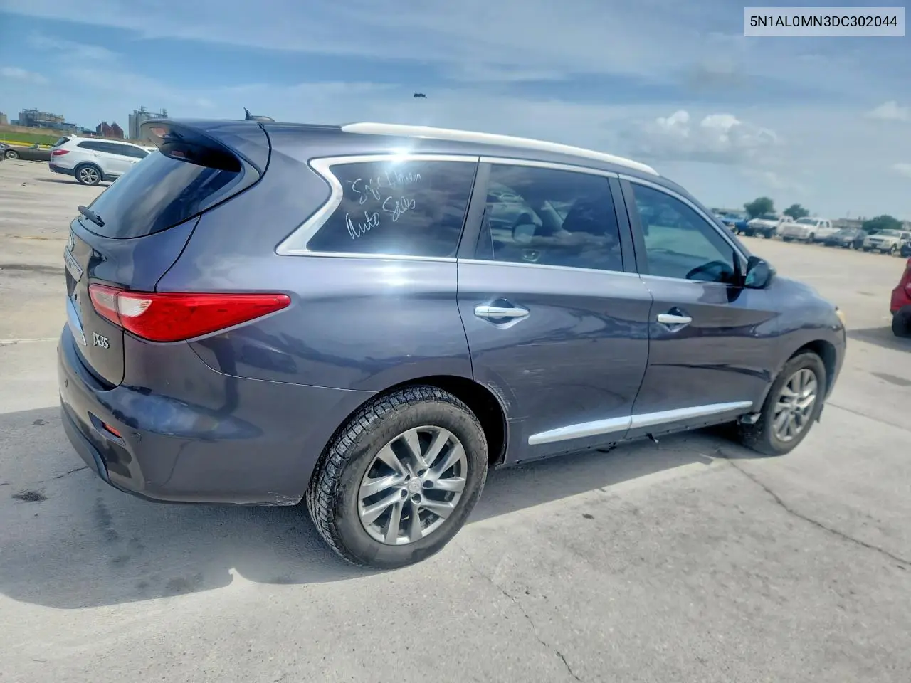 2013 Infiniti Jx35 Base VIN: 5N1AL0MN3DC302044 Lot: 60788206
