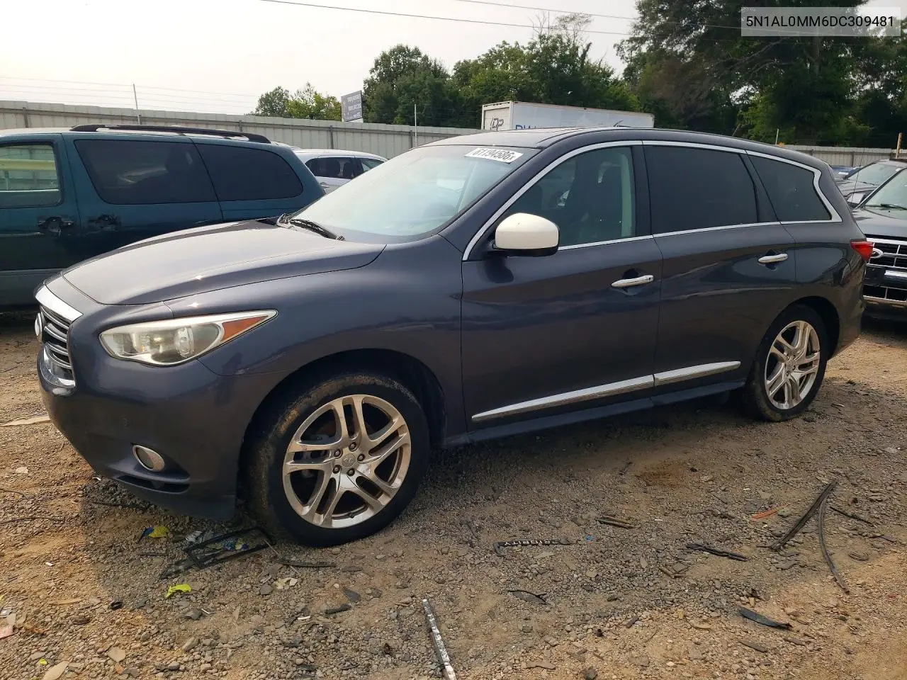 2013 Infiniti Jx35 Base VIN: 5N1AL0MM6DC309481 Lot: 61194586