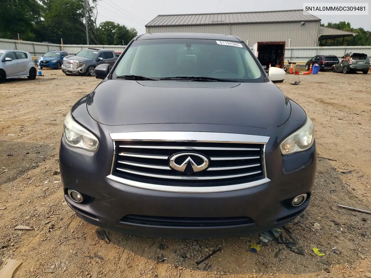 2013 Infiniti Jx35 Base VIN: 5N1AL0MM6DC309481 Lot: 61194586