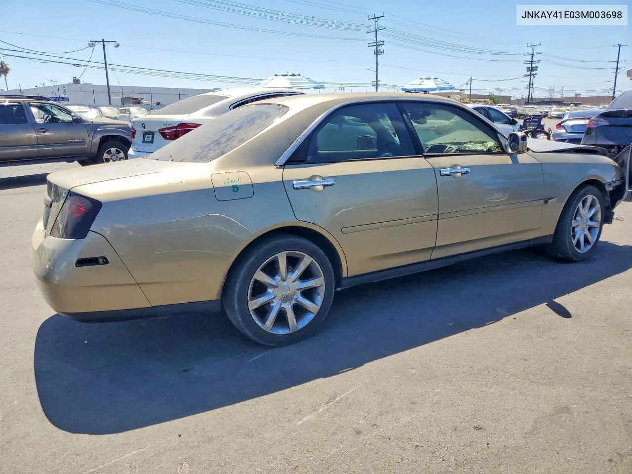 2003 Infiniti M45 Base VIN: JNKAY41E03M003698 Lot: 60462136