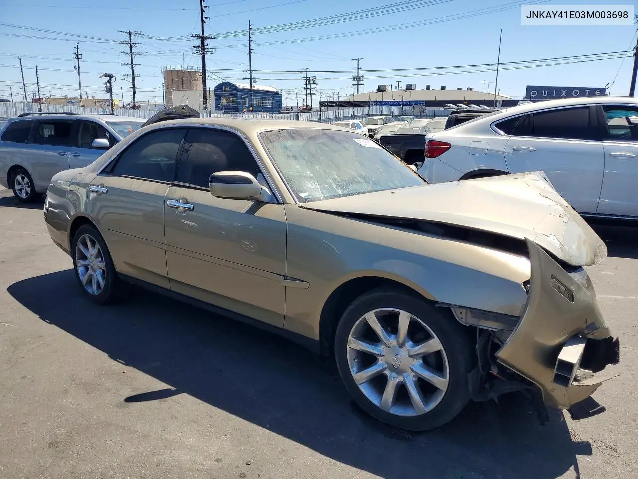 2003 Infiniti M45 Base VIN: JNKAY41E03M003698 Lot: 60462136