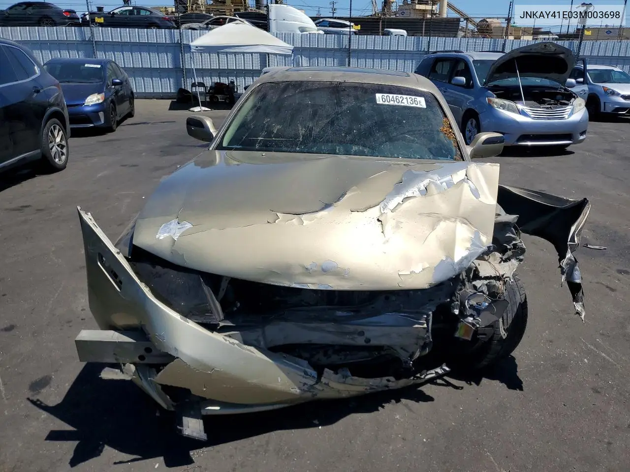 2003 Infiniti M45 Base VIN: JNKAY41E03M003698 Lot: 60462136