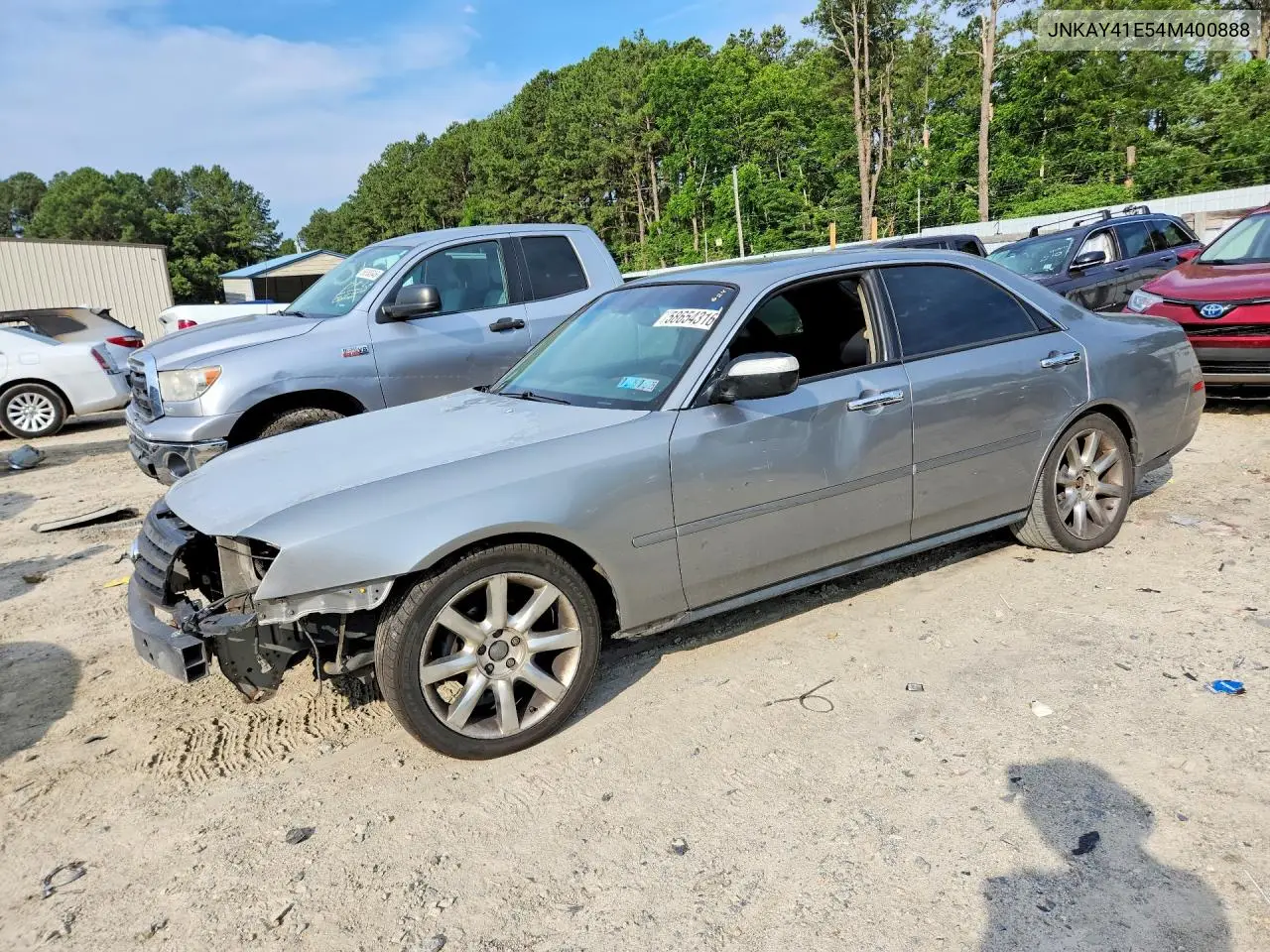 2004 Infiniti M45 Base VIN: JNKAY41E54M400888 Lot: 58654316