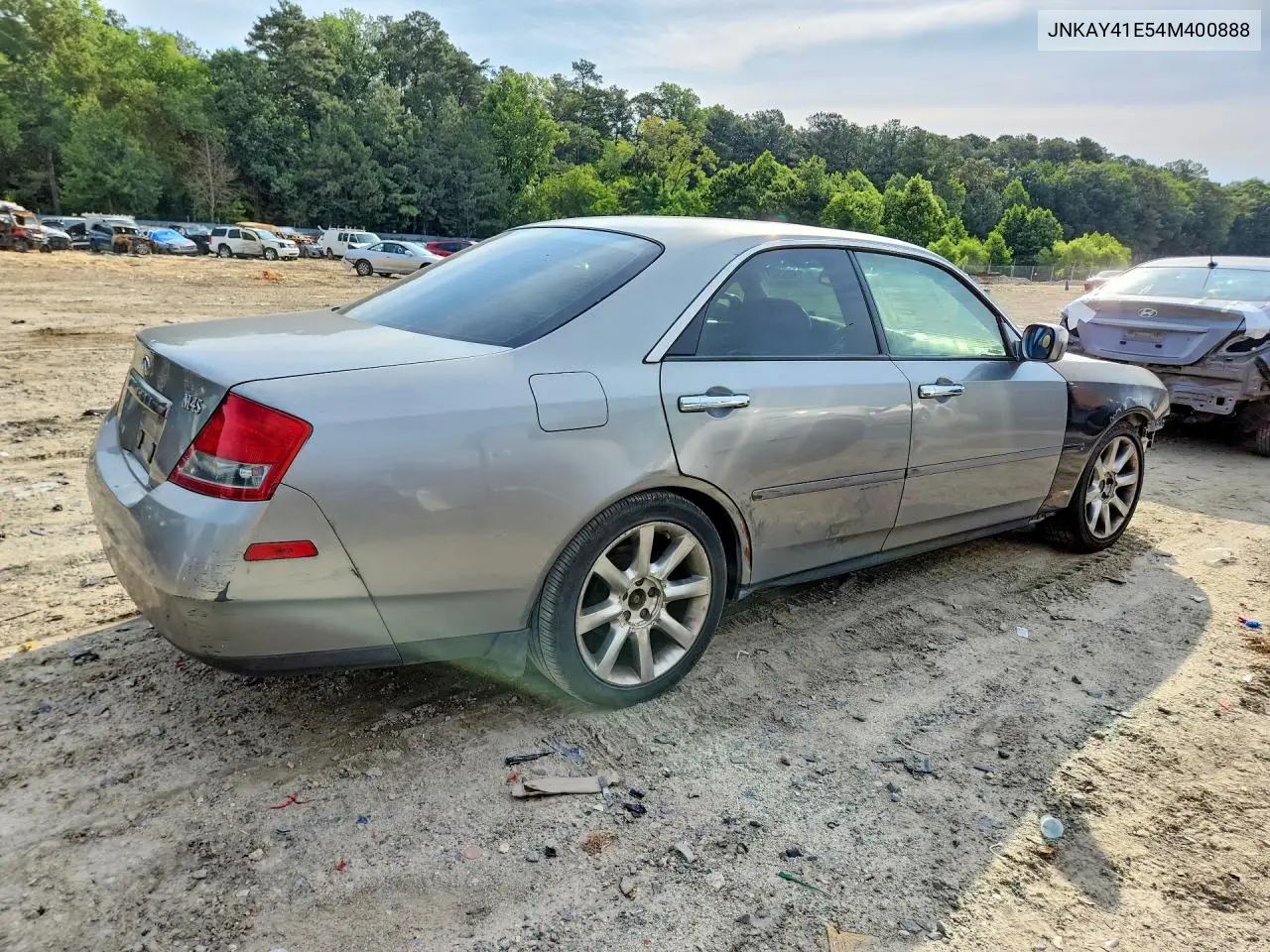 2004 Infiniti M45 Base VIN: JNKAY41E54M400888 Lot: 58654316