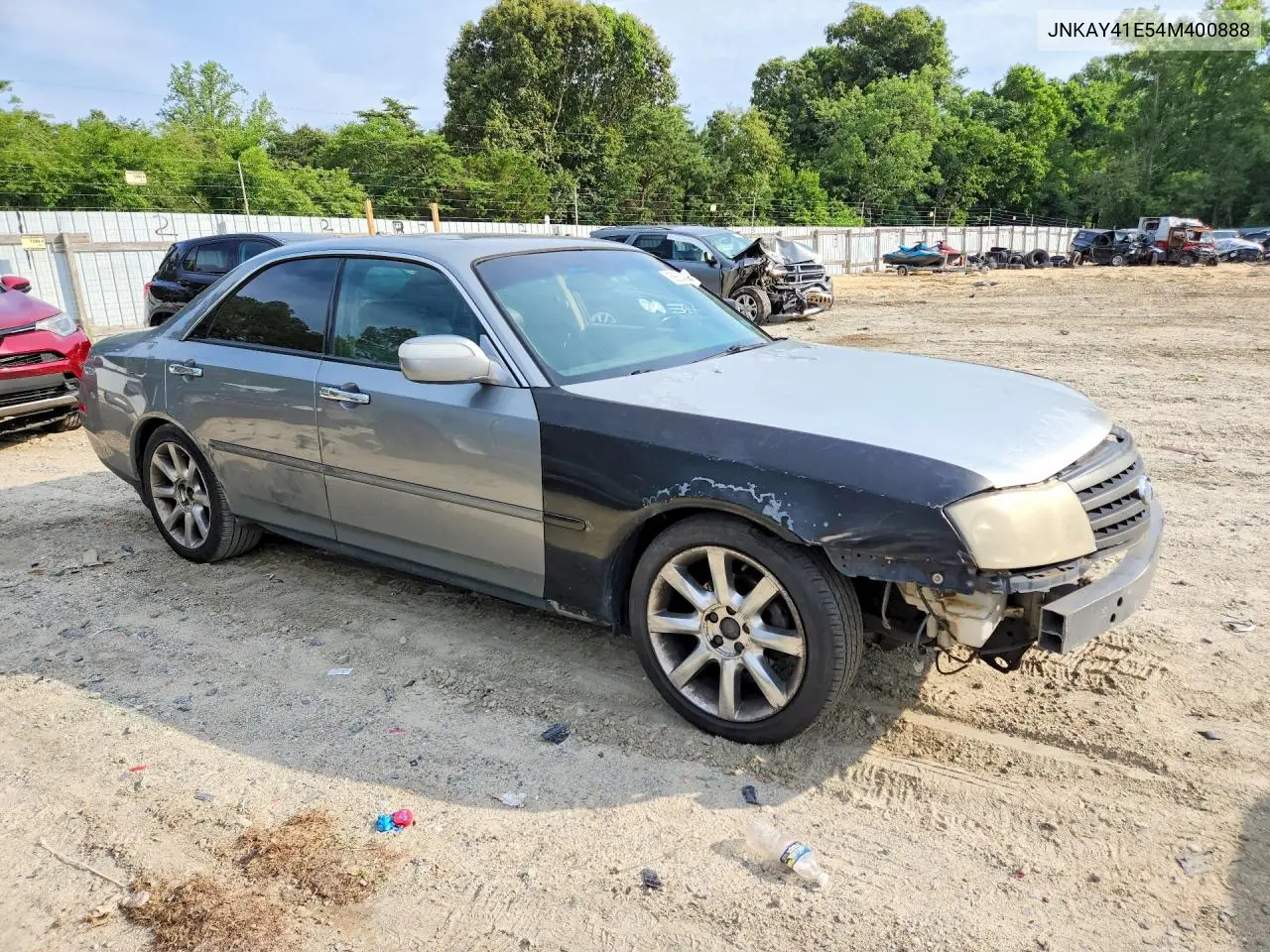 2004 Infiniti M45 Base VIN: JNKAY41E54M400888 Lot: 58654316