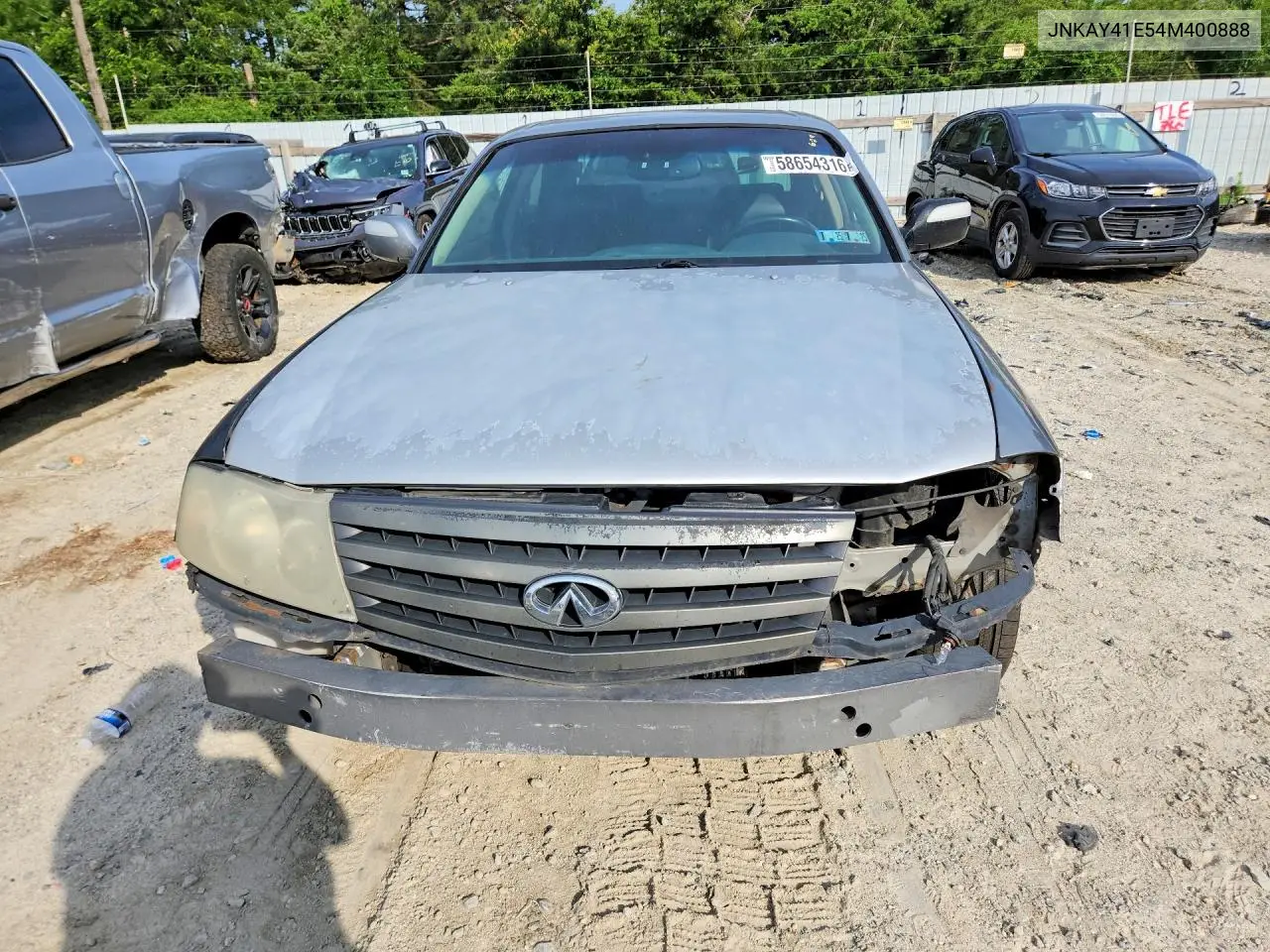 2004 Infiniti M45 Base VIN: JNKAY41E54M400888 Lot: 58654316