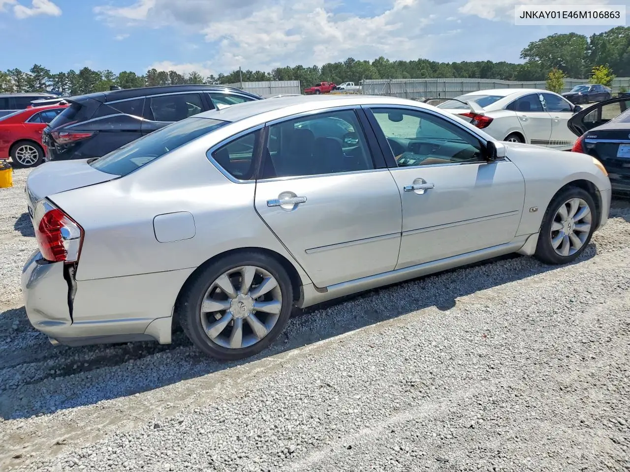 2006 Infiniti M35 Base VIN: JNKAY01E46M106863 Lot: 60529586