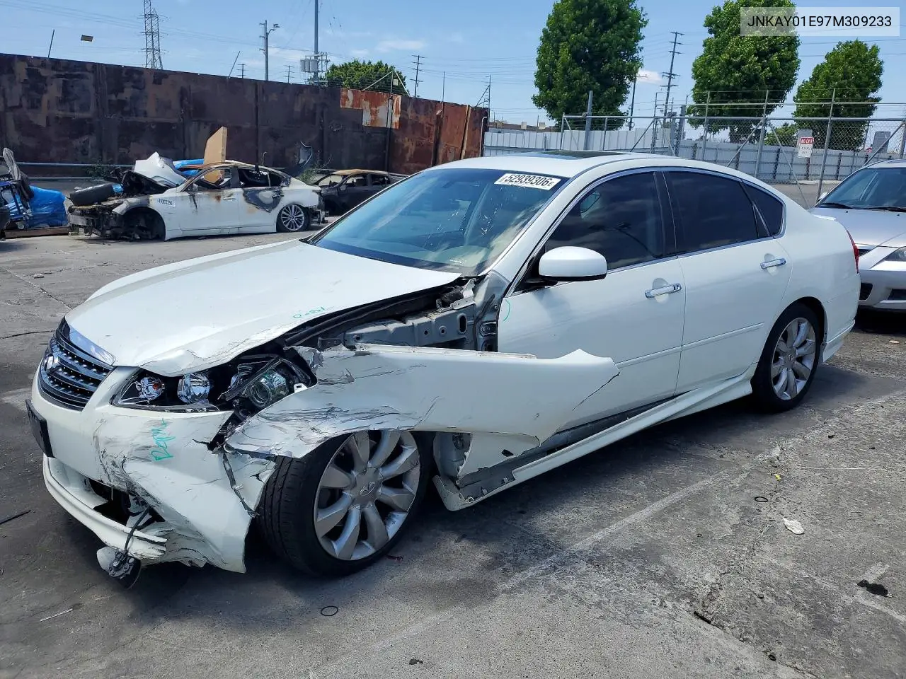 2007 Infiniti M35 Base VIN: JNKAY01E97M309233 Lot: 52939306