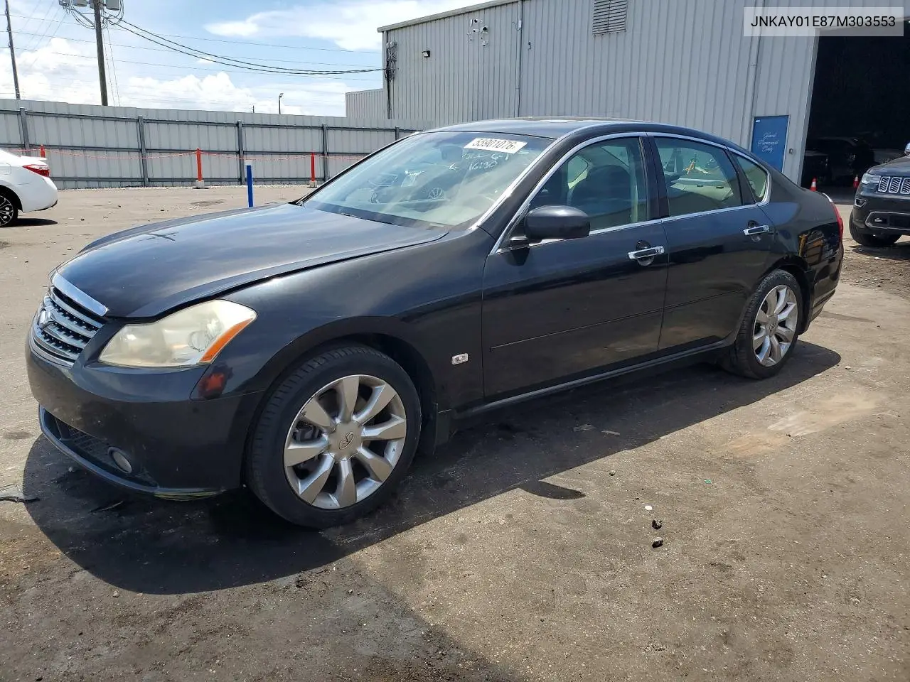 2007 Infiniti M35 Base VIN: JNKAY01E87M303553 Lot: 55901076