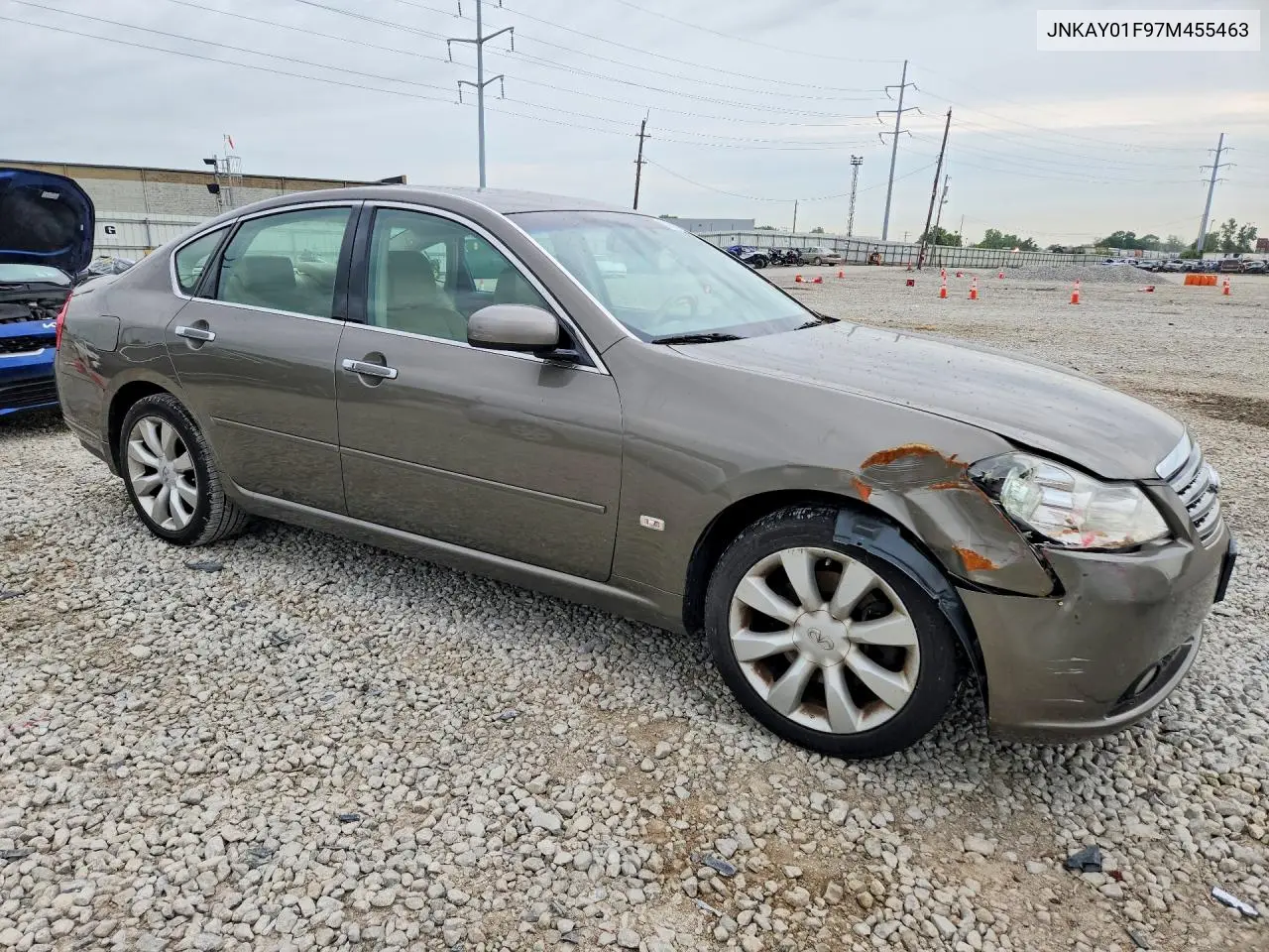 2007 Infiniti M35 X VIN: JNKAY01F97M455463 Lot: 57867956