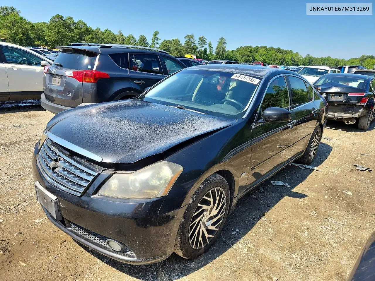 2007 Infiniti M35 Base VIN: JNKAY01E67M313269 Lot: 60197206