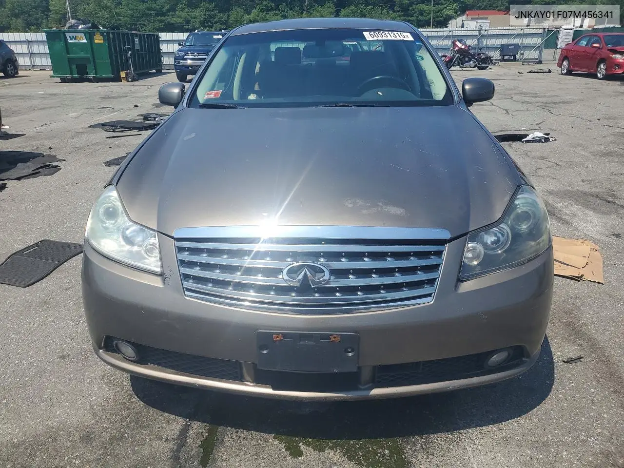 2007 Infiniti M35 X VIN: JNKAY01F07M456341 Lot: 60931316
