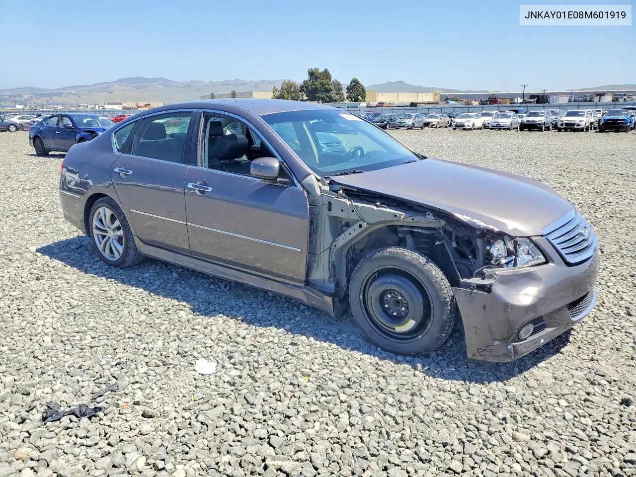 2008 Infiniti M35 Base VIN: JNKAY01E08M601919 Lot: 51893556