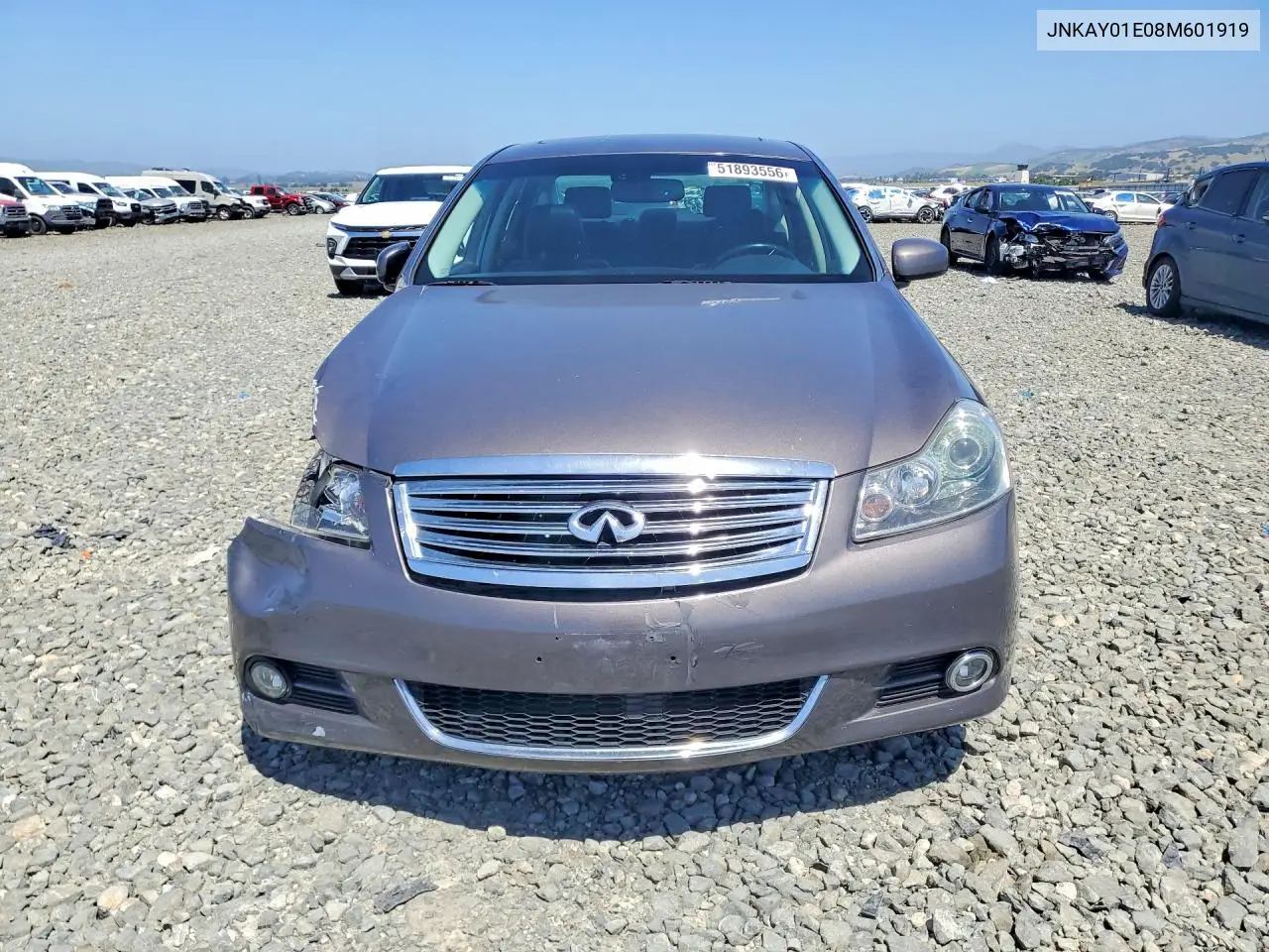 2008 Infiniti M35 Base VIN: JNKAY01E08M601919 Lot: 51893556
