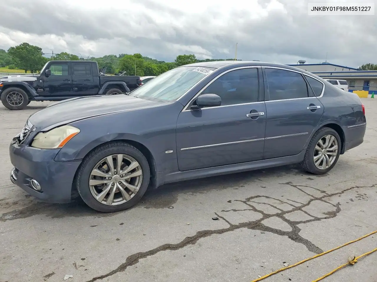 2008 Infiniti M45 X VIN: JNKBY01F98M551227 Lot: 54240256