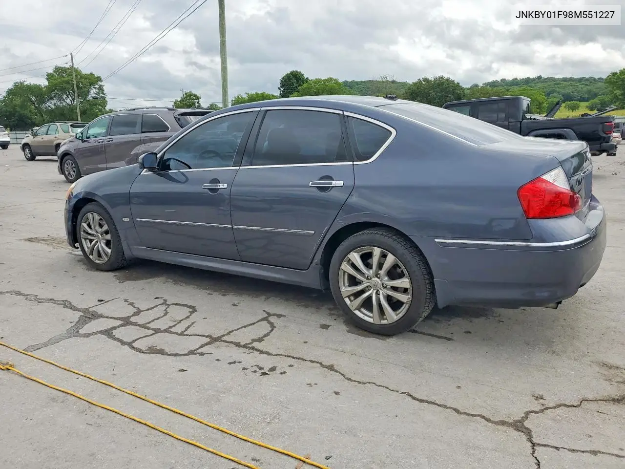 2008 Infiniti M45 X VIN: JNKBY01F98M551227 Lot: 54240256