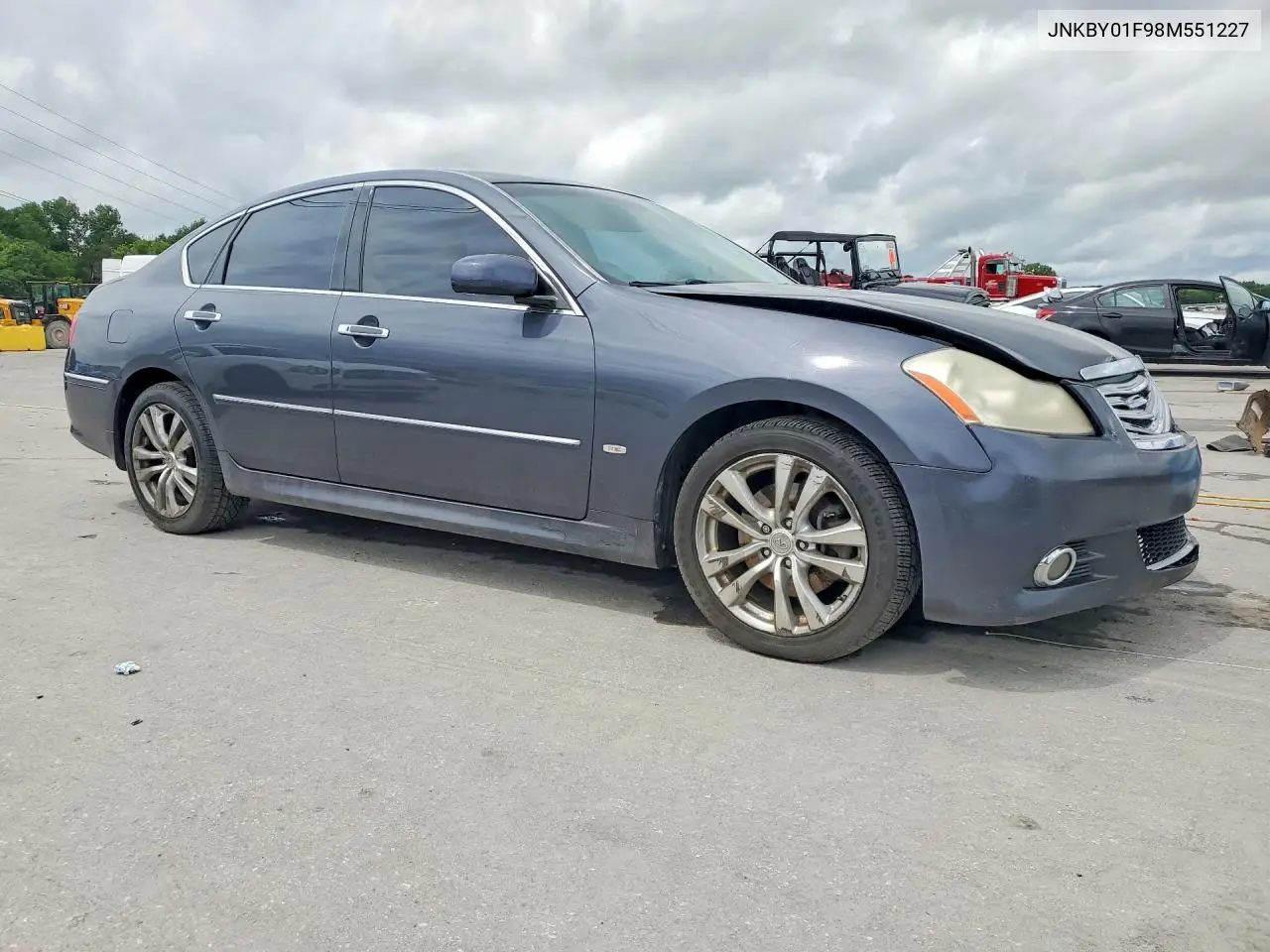 2008 Infiniti M45 X VIN: JNKBY01F98M551227 Lot: 54240256