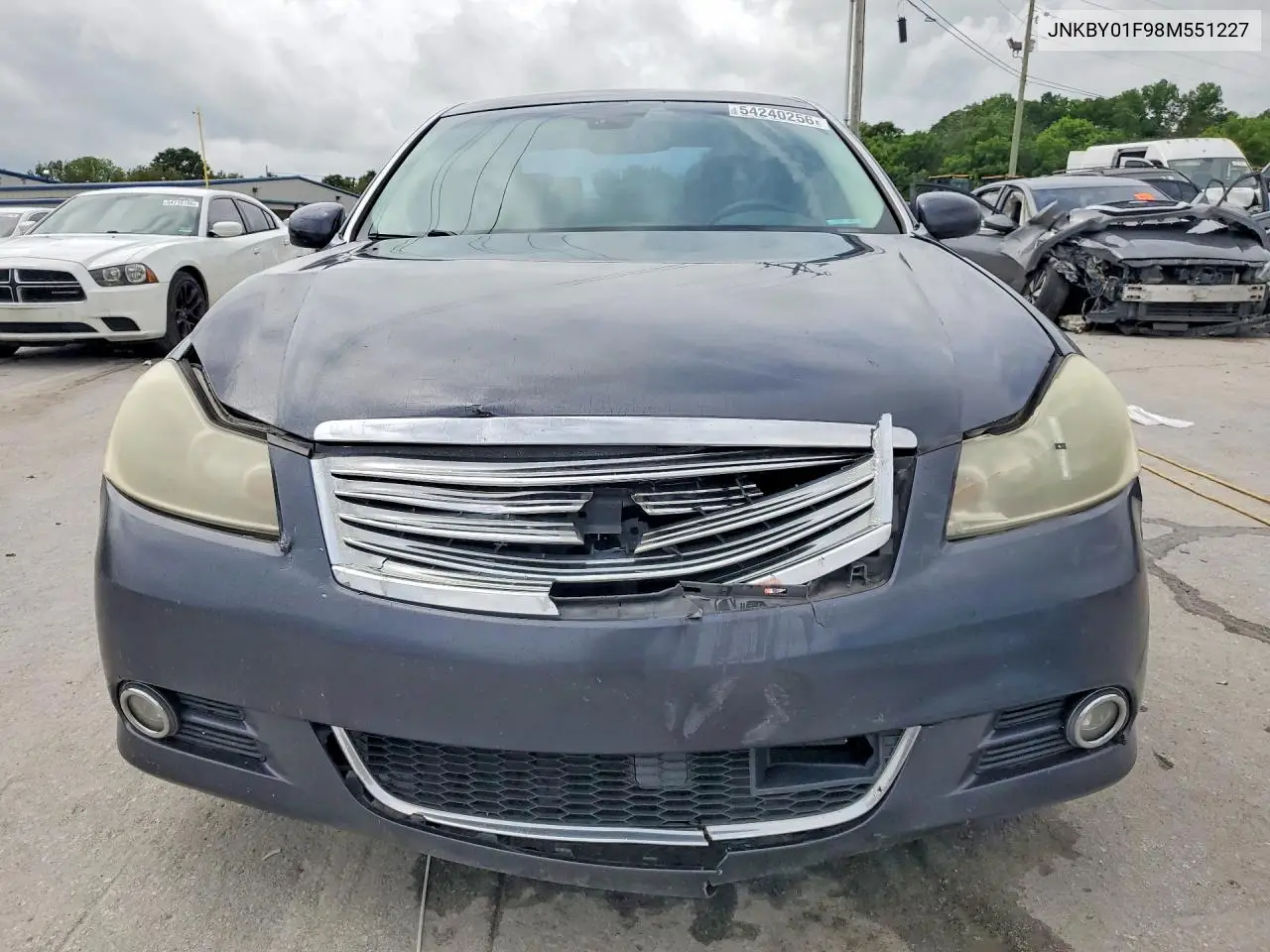 2008 Infiniti M45 X VIN: JNKBY01F98M551227 Lot: 54240256