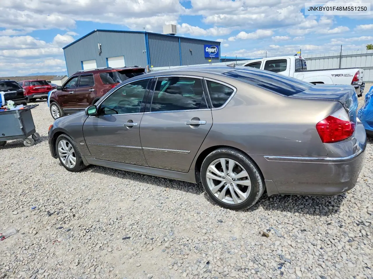 2008 Infiniti M45 X VIN: JNKBY01F48M551250 Lot: 54660636