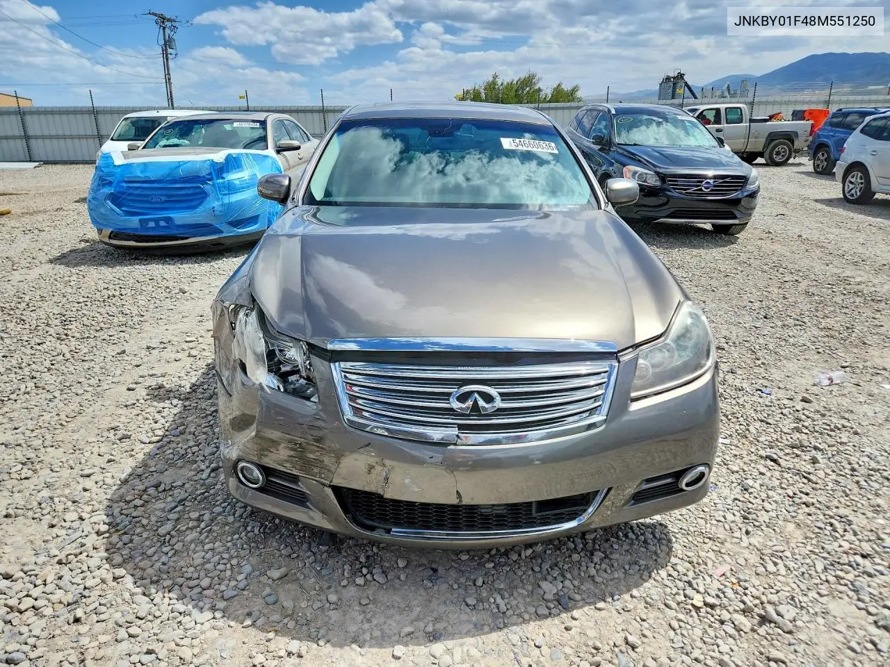 2008 Infiniti M45 X VIN: JNKBY01F48M551250 Lot: 54660636