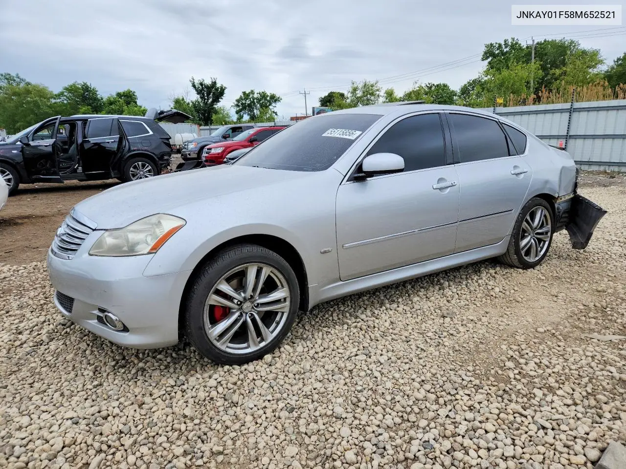 2008 Infiniti M35 X VIN: JNKAY01F58M652521 Lot: 55115856