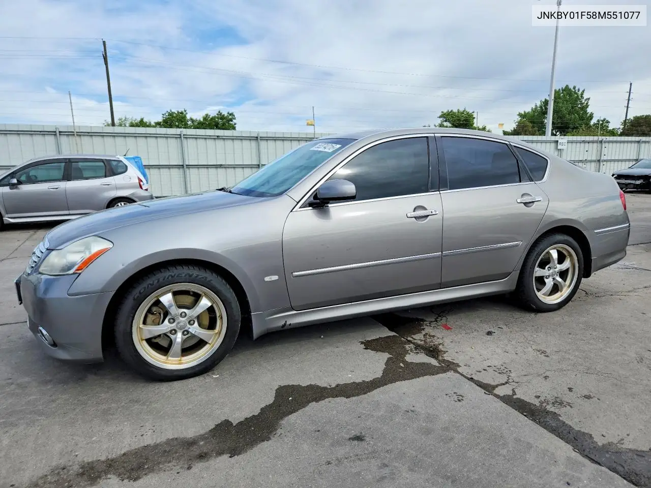 2008 Infiniti M45 X VIN: JNKBY01F58M551077 Lot: 55374216
