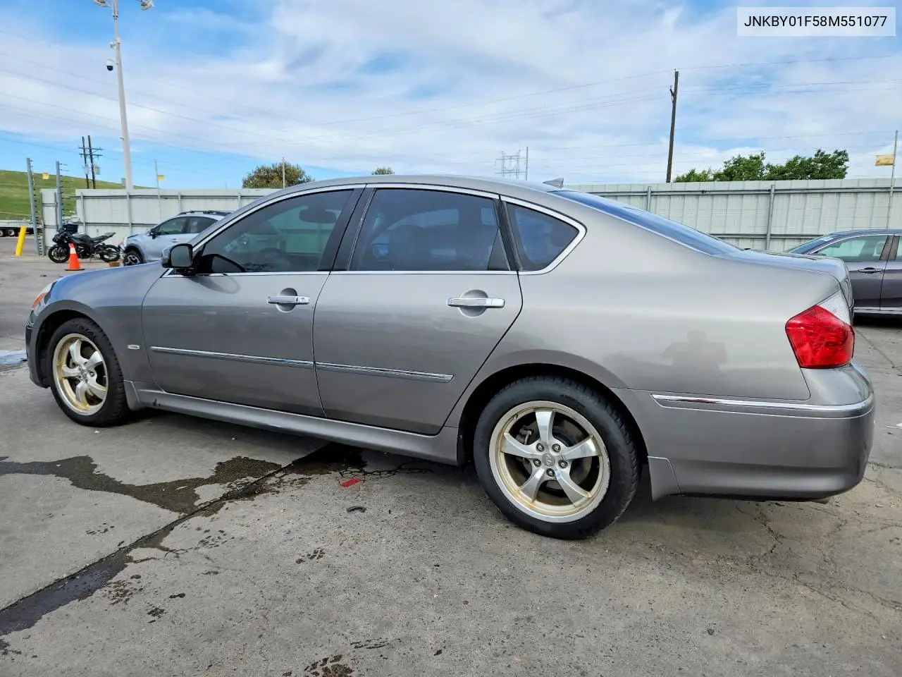 2008 Infiniti M45 X VIN: JNKBY01F58M551077 Lot: 55374216