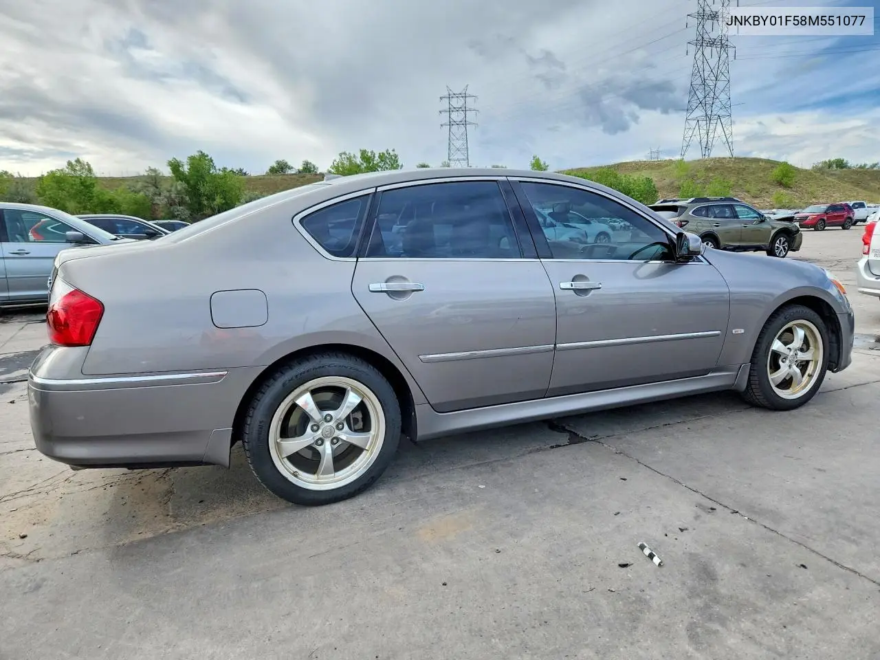 2008 Infiniti M45 X VIN: JNKBY01F58M551077 Lot: 55374216