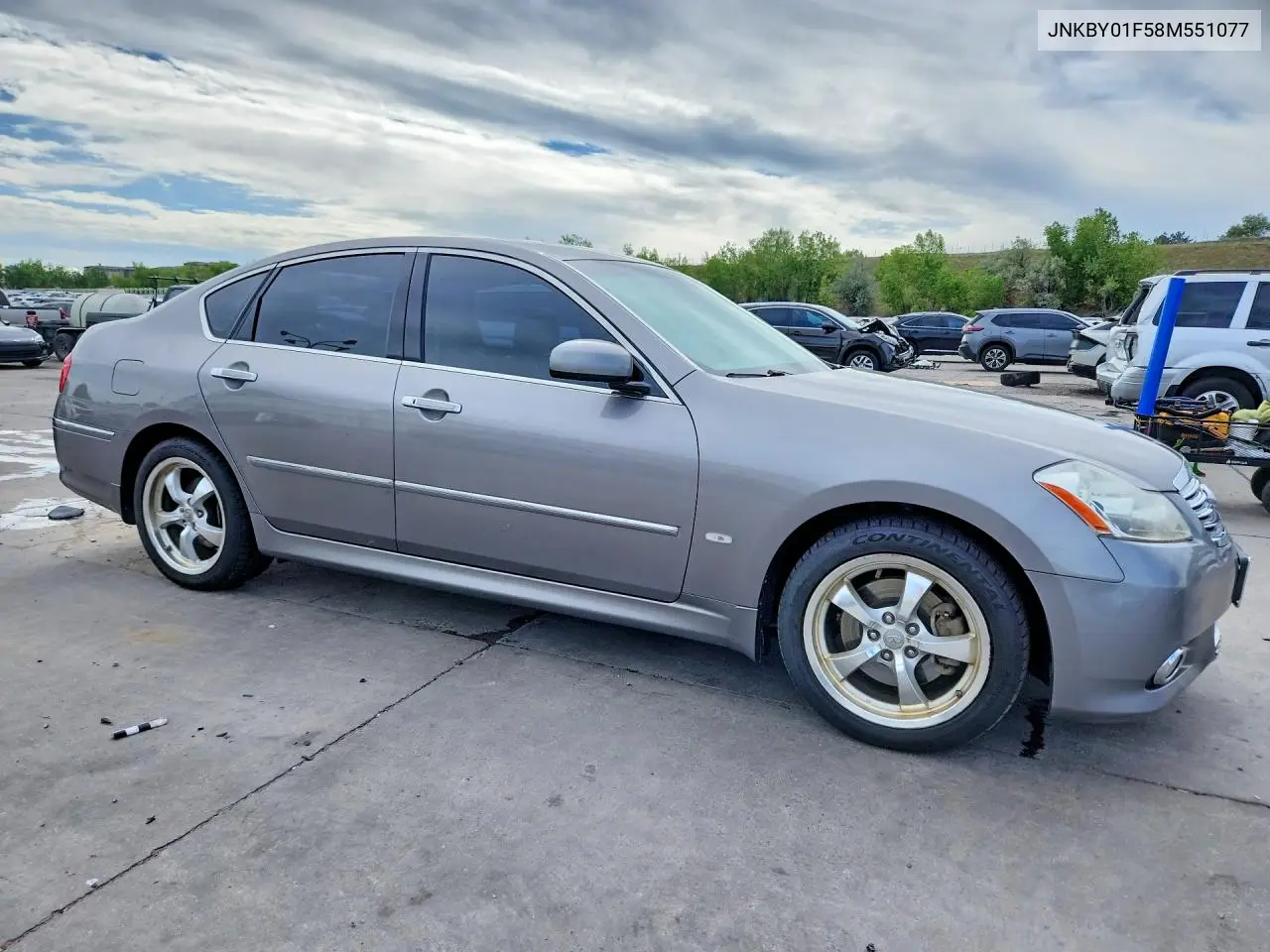 2008 Infiniti M45 X VIN: JNKBY01F58M551077 Lot: 55374216