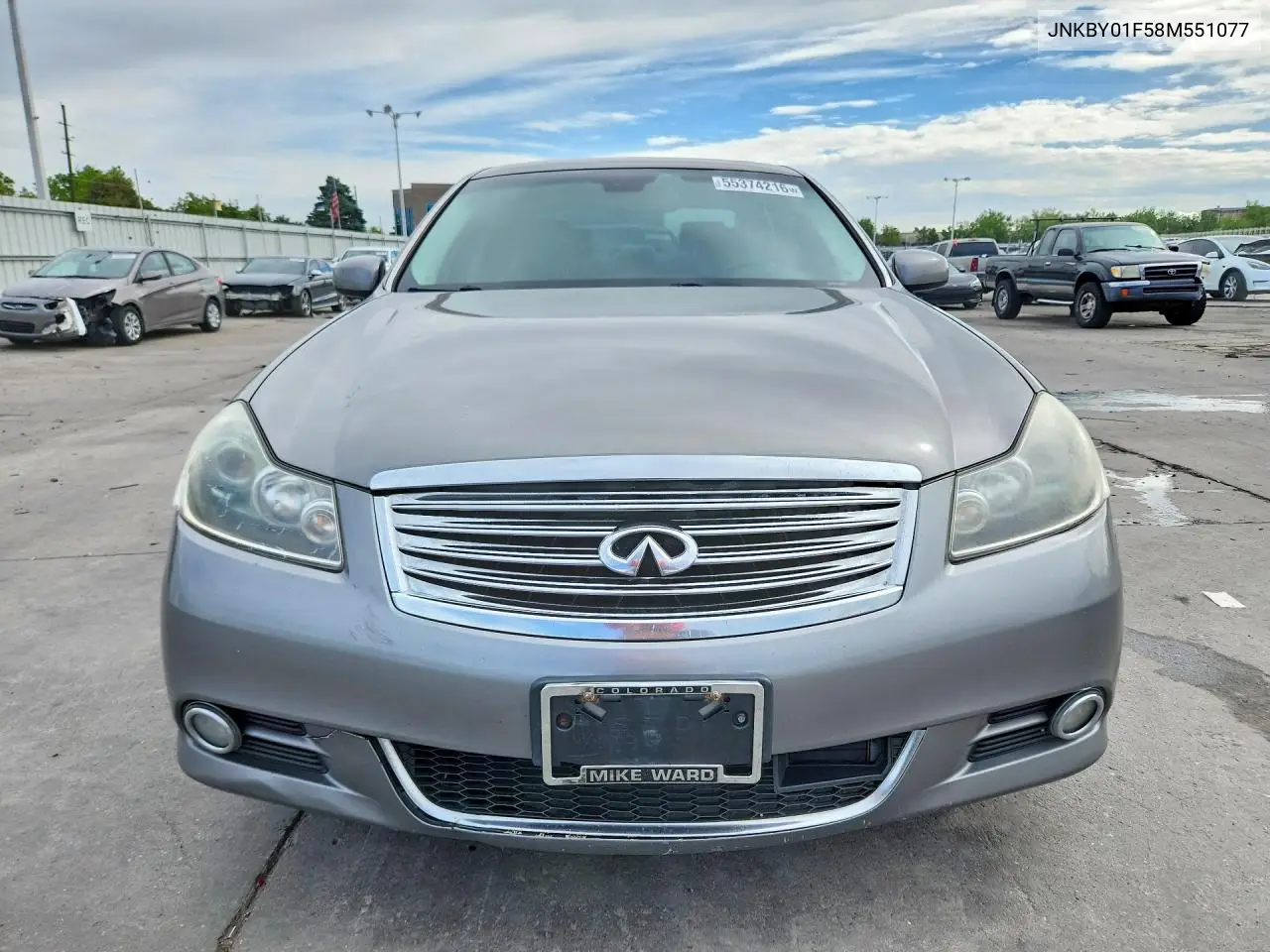 2008 Infiniti M45 X VIN: JNKBY01F58M551077 Lot: 55374216