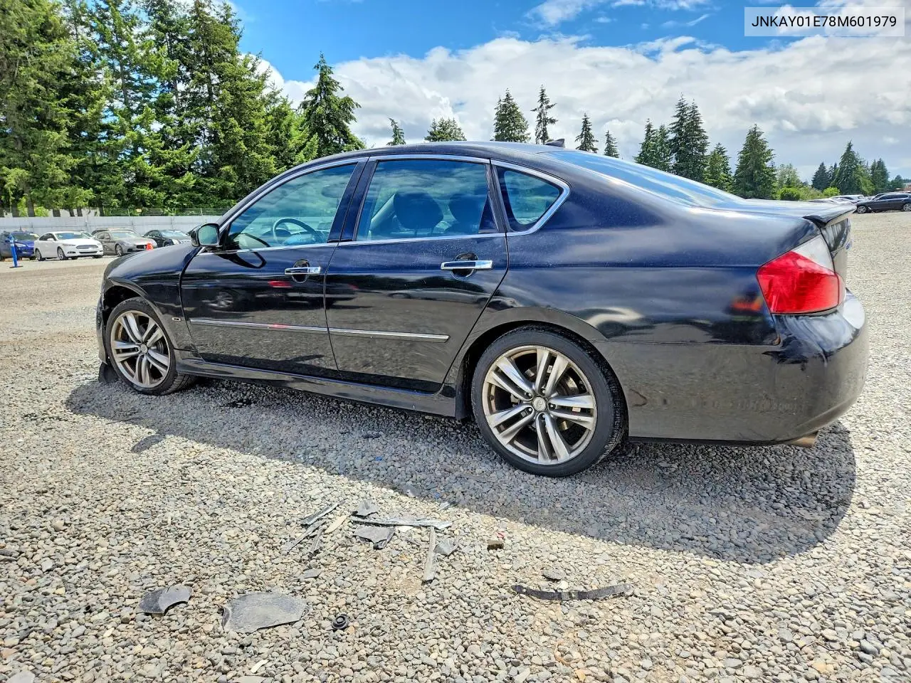2008 Infiniti M35 Base VIN: JNKAY01E78M601979 Lot: 56180976