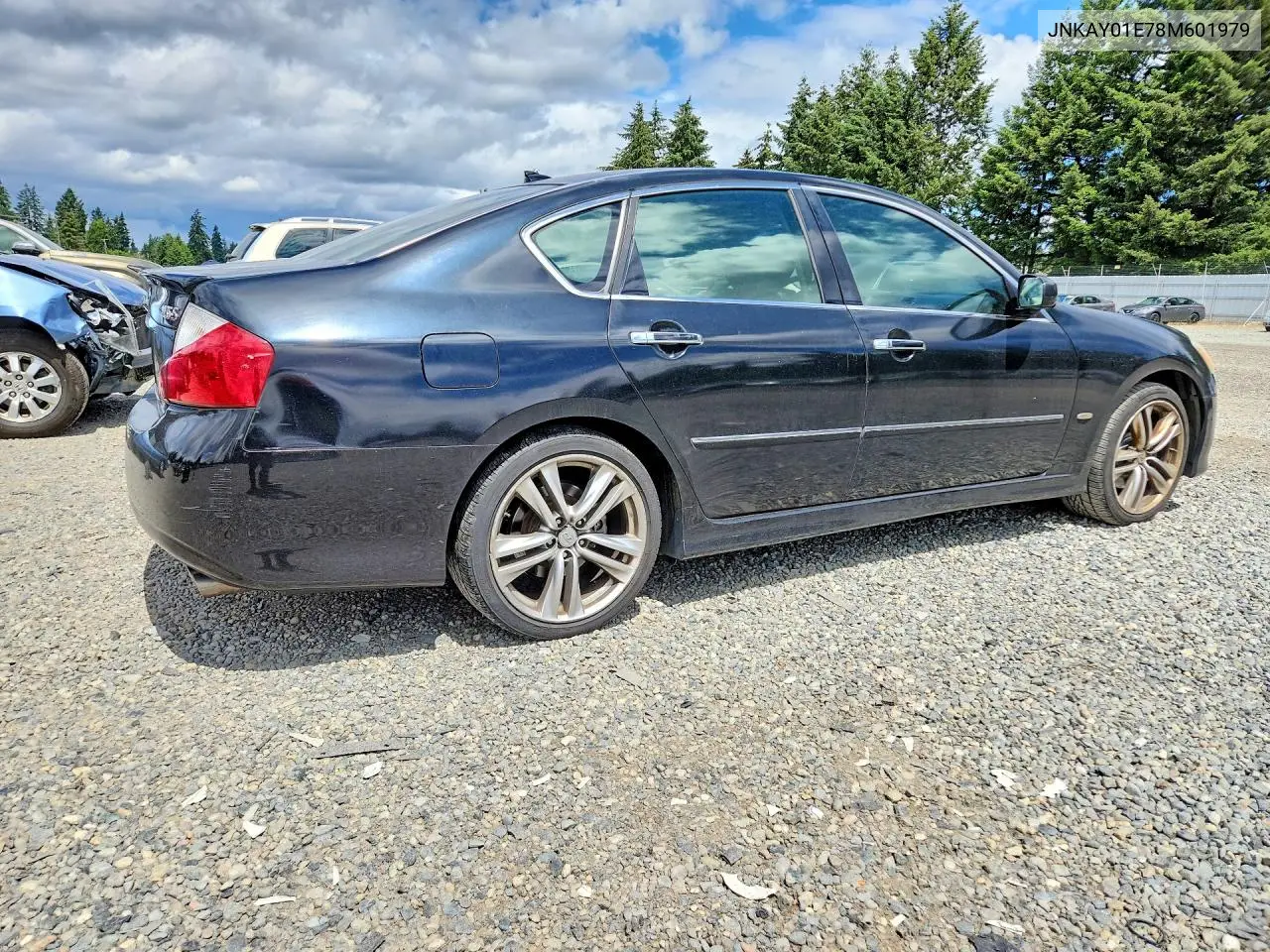 2008 Infiniti M35 Base VIN: JNKAY01E78M601979 Lot: 56180976