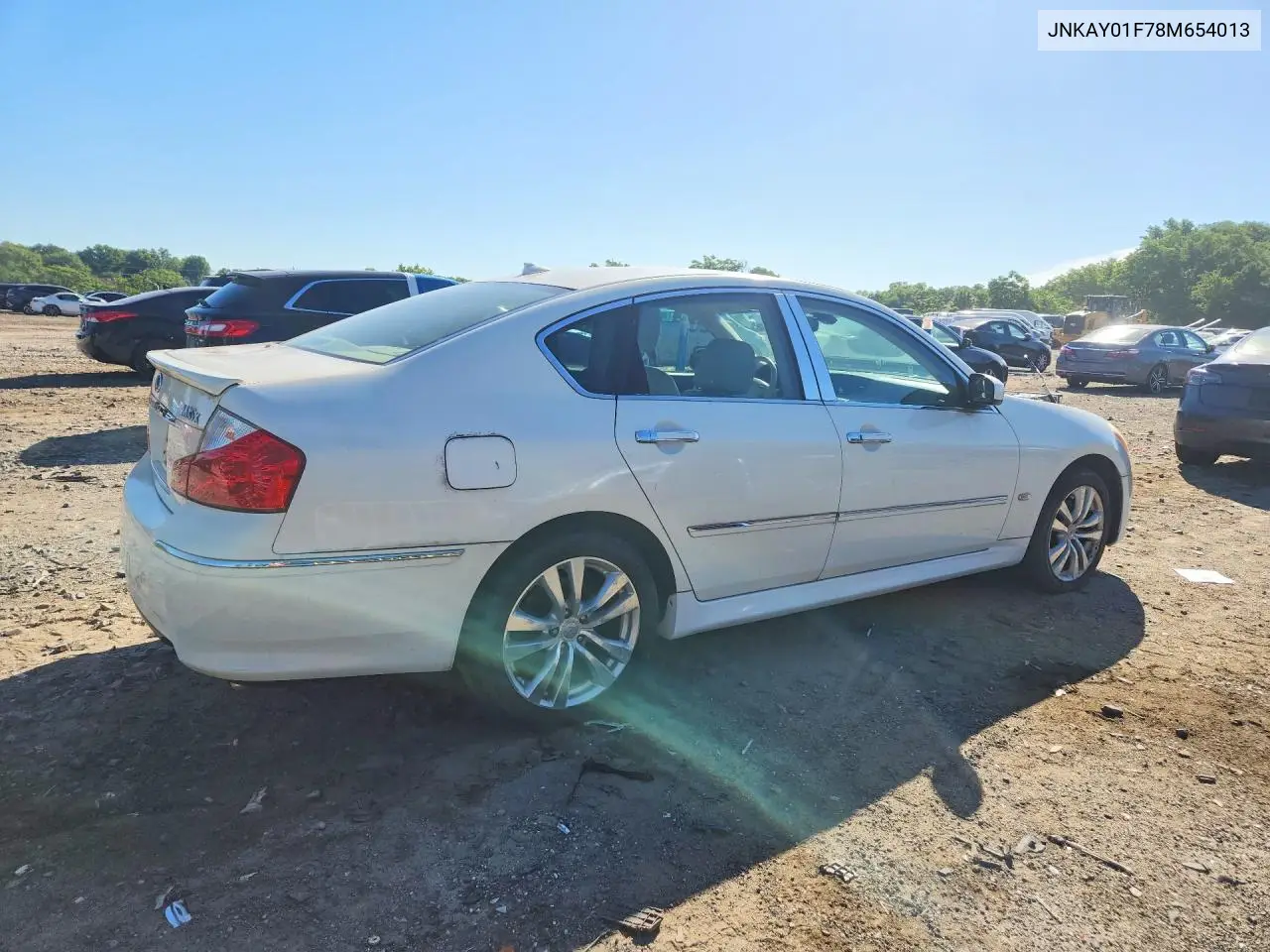 2008 Infiniti M35 X VIN: JNKAY01F78M654013 Lot: 56825426