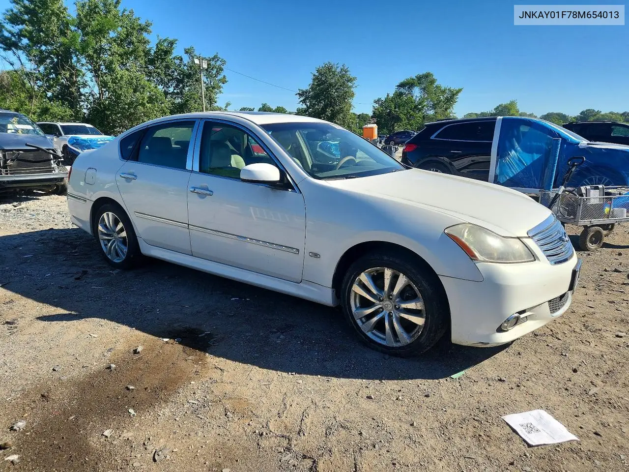 2008 Infiniti M35 X VIN: JNKAY01F78M654013 Lot: 56825426