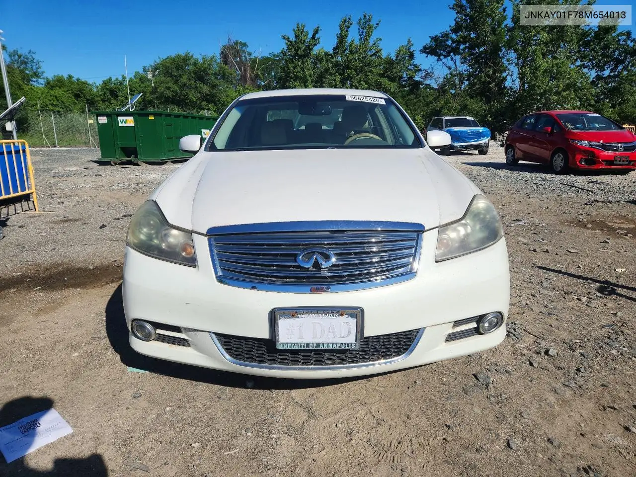 2008 Infiniti M35 X VIN: JNKAY01F78M654013 Lot: 56825426