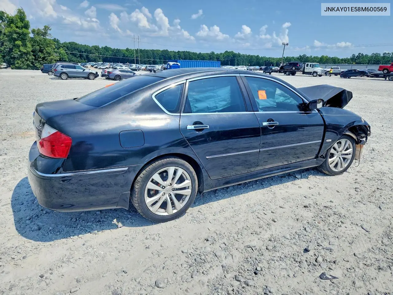 2008 Infiniti M35 Base VIN: JNKAY01E58M600569 Lot: 59159216