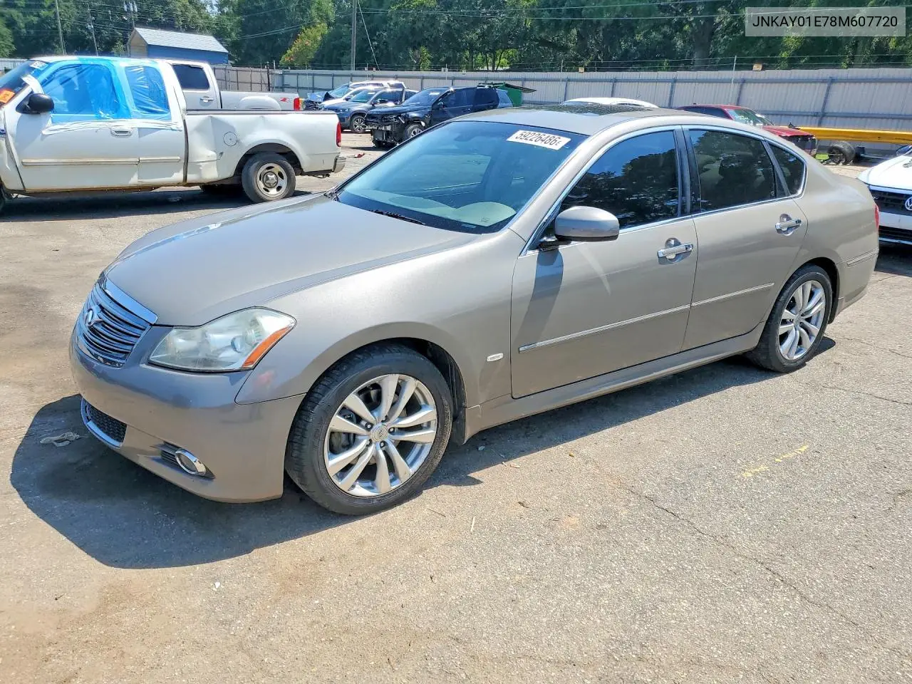2008 Infiniti M35 Base VIN: JNKAY01E78M607720 Lot: 59226486