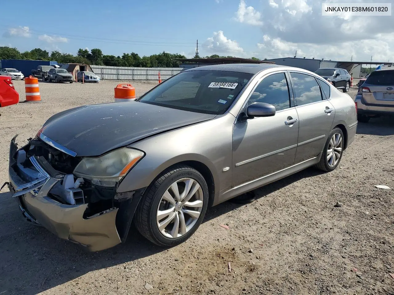 2008 Infiniti M35 Base VIN: JNKAY01E38M601820 Lot: 59388166