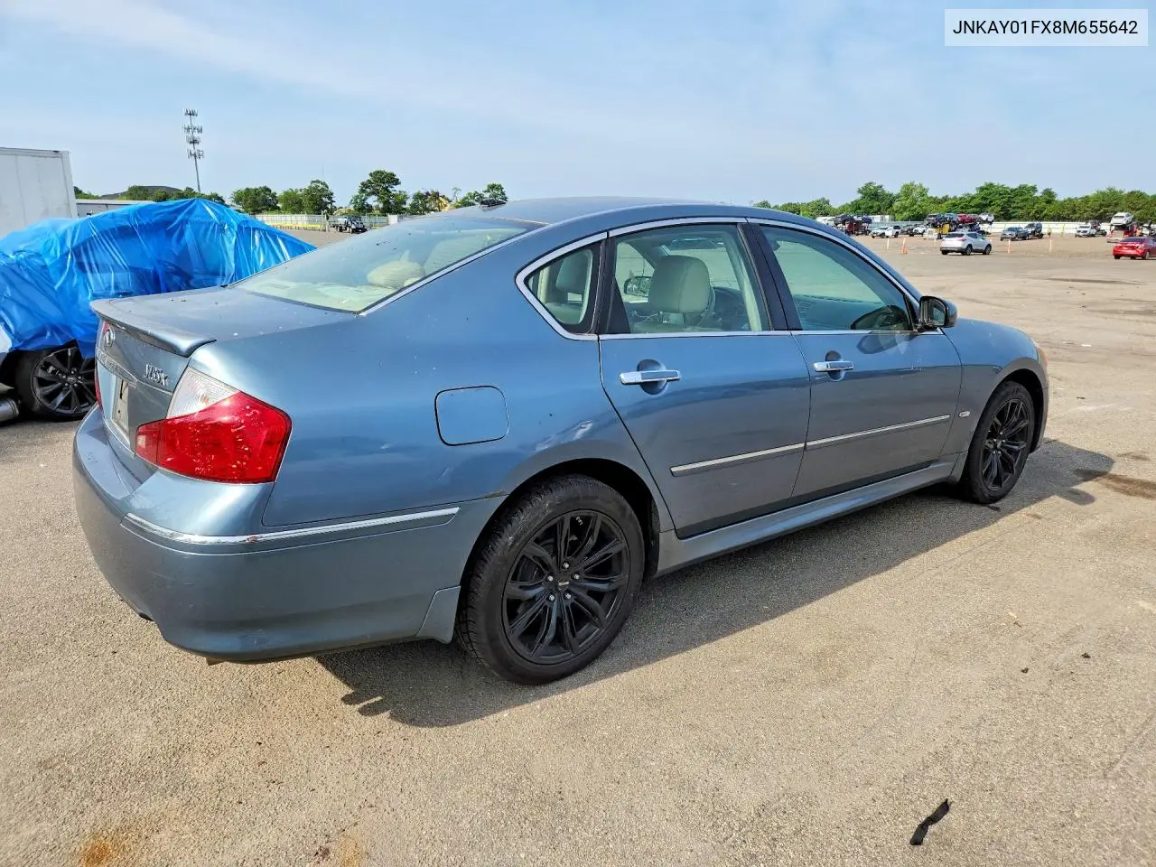 2008 Infiniti M35 X VIN: JNKAY01FX8M655642 Lot: 61108716
