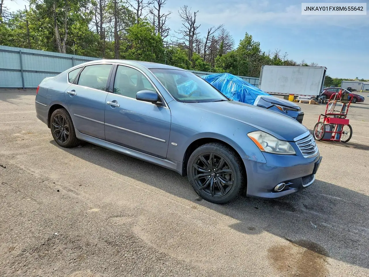 2008 Infiniti M35 X VIN: JNKAY01FX8M655642 Lot: 61108716