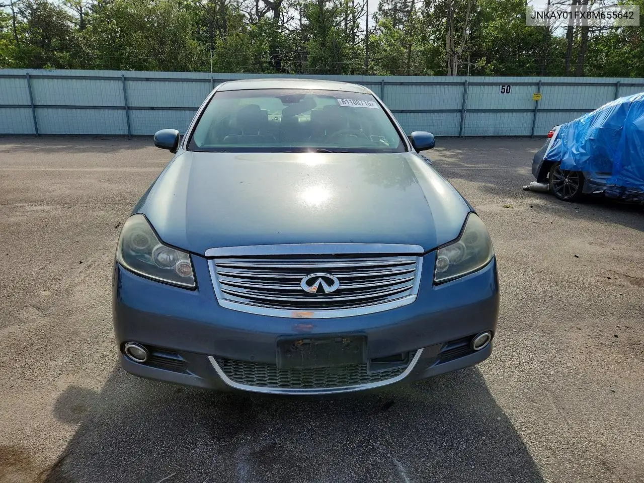 2008 Infiniti M35 X VIN: JNKAY01FX8M655642 Lot: 61108716