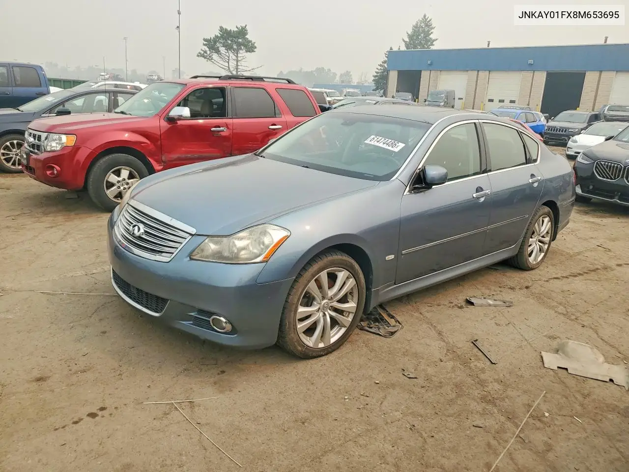 2008 Infiniti M35 X VIN: JNKAY01FX8M653695 Lot: 61474486