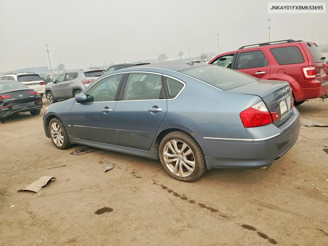 2008 Infiniti M35 X VIN: JNKAY01FX8M653695 Lot: 61474486