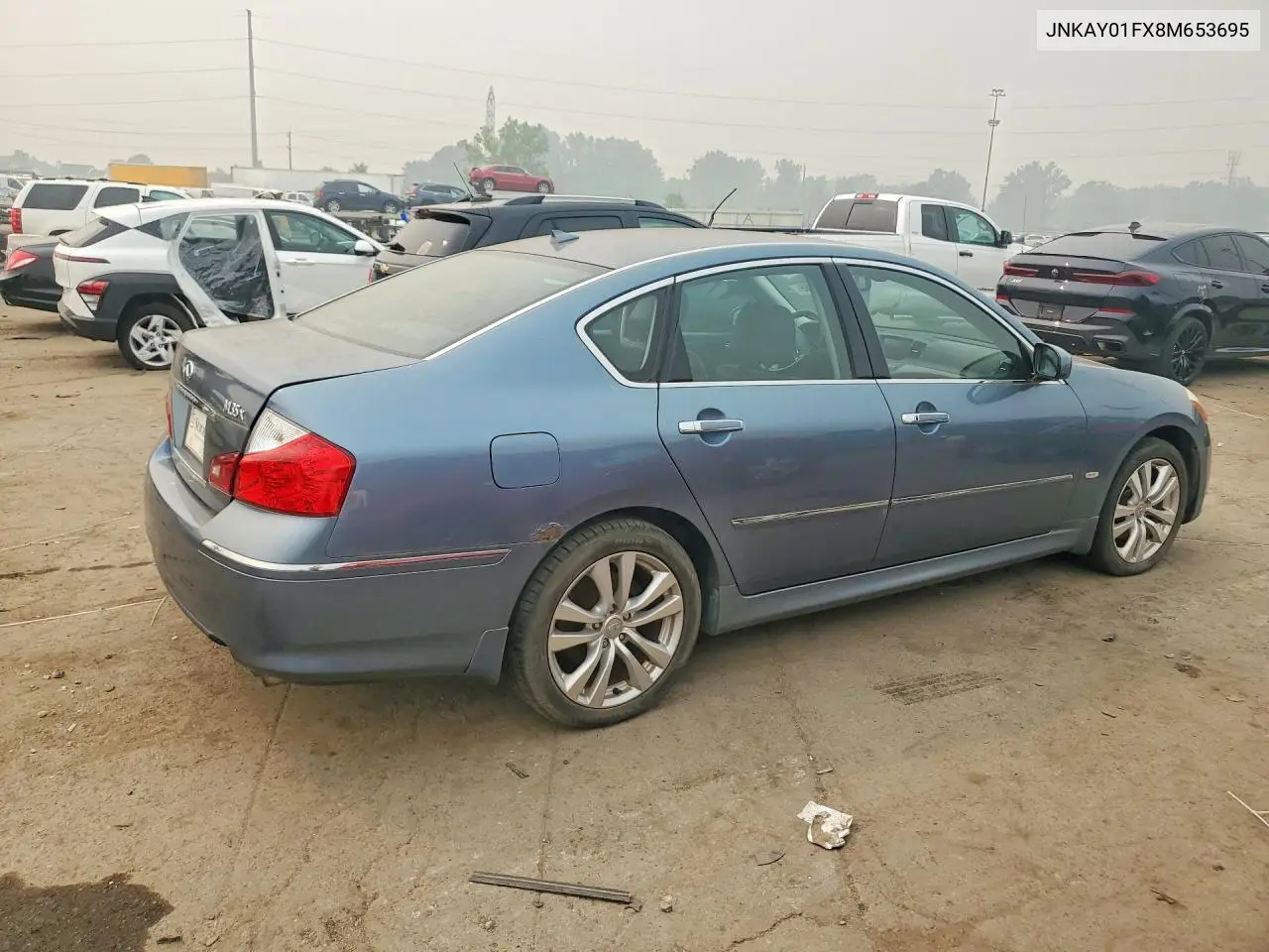 2008 Infiniti M35 X VIN: JNKAY01FX8M653695 Lot: 61474486
