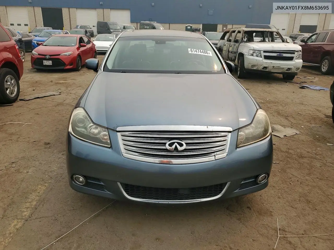 2008 Infiniti M35 X VIN: JNKAY01FX8M653695 Lot: 61474486