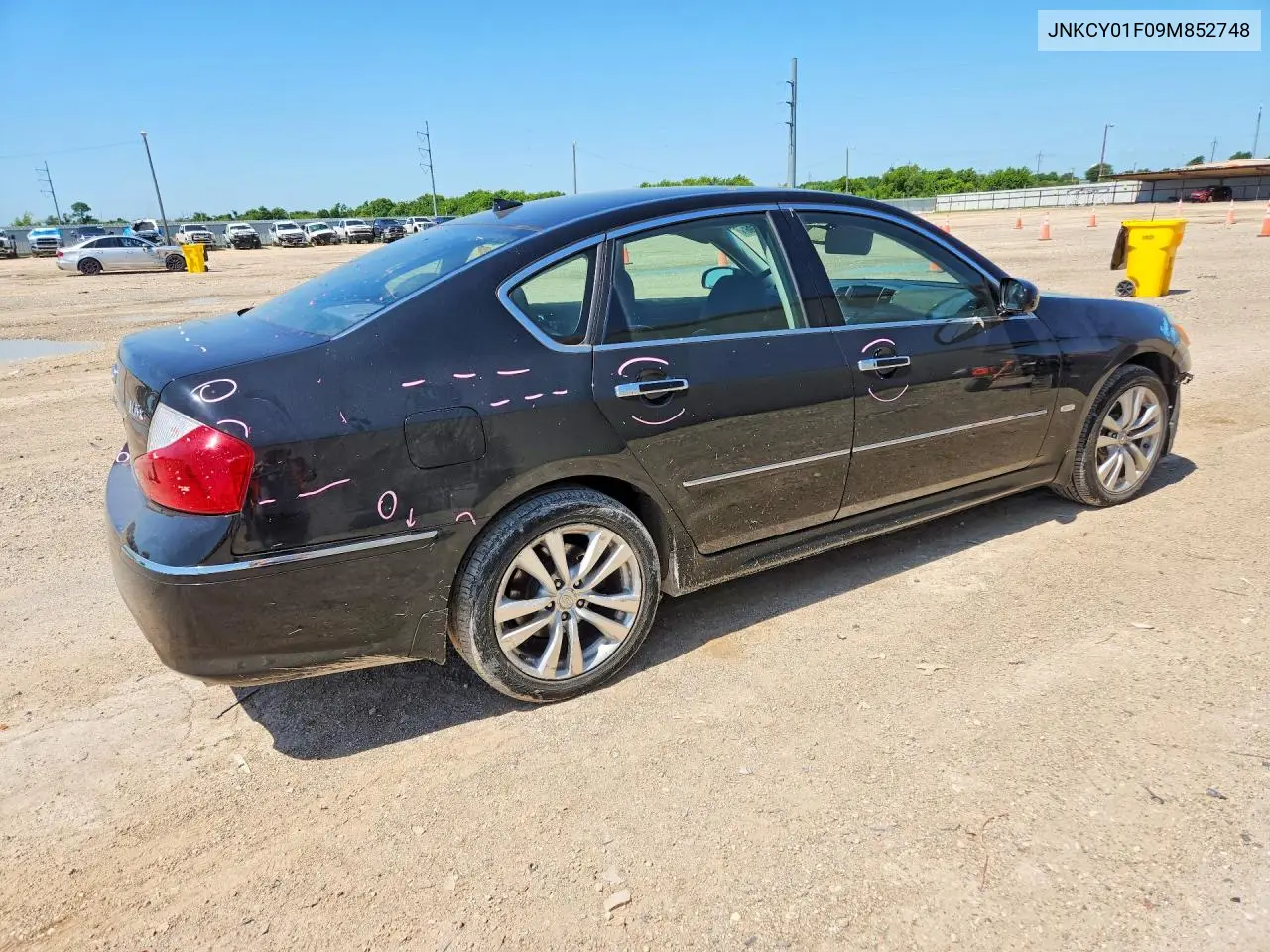 2009 Infiniti M35 X VIN: JNKCY01F09M852748 Lot: 55148696